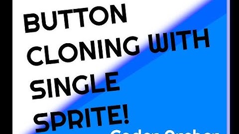 Button Cloning with Single Sprite | Scratch Tutorial by Archer_2008