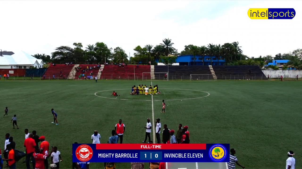 LFA SECOND DIVISION LEAGUE MIGHTY BARROLLE VS INVINCIBLE ELEVEN - YouTube