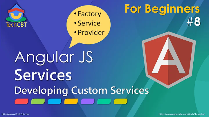 AngularJS: Developing Custom Services (factory vs service vs Provider)