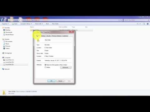 How to hide folder in windows 7, 8, 8.1,10 without any software