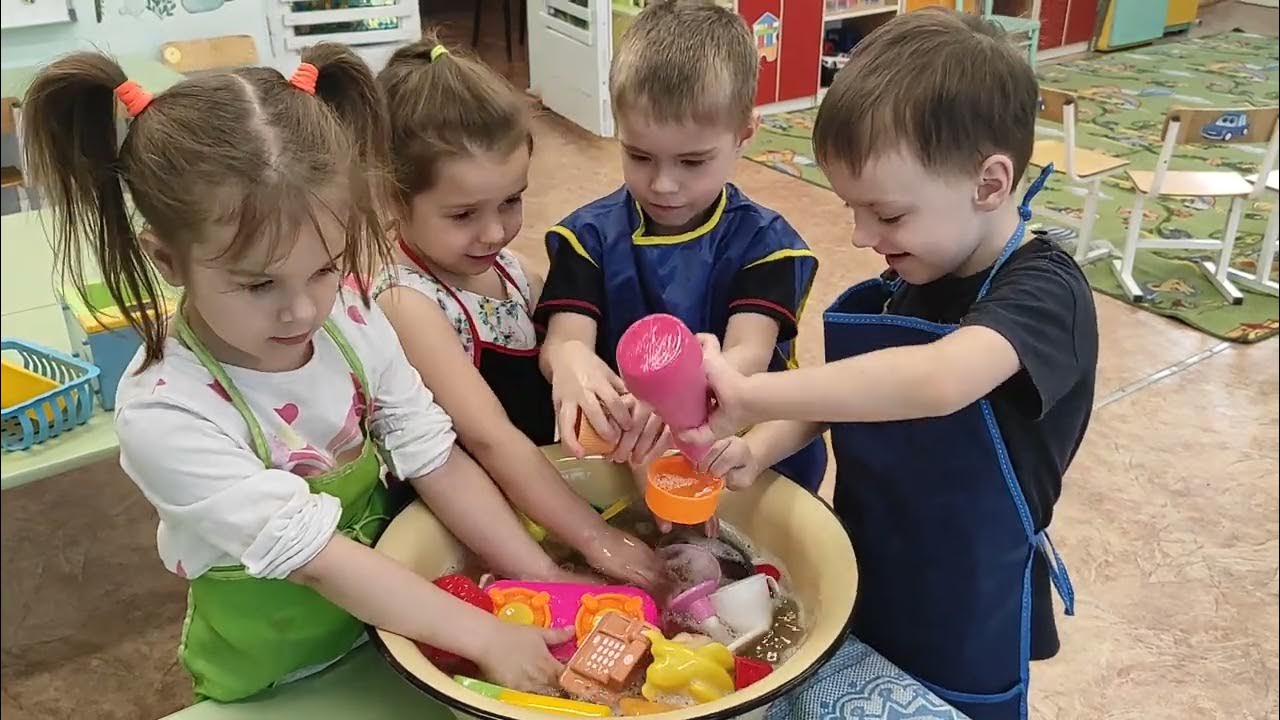 "Мытьё игрушек" Воспитание К.Г.Н. - YouTube