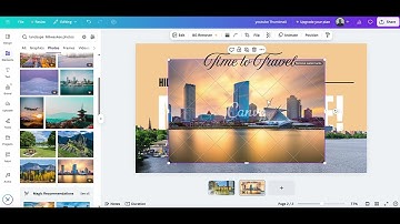HOW TO DESIGN A SIMPLE TRAVEL YOUTUBE THUMBNAIL DESIGN (Canva Tutorial for Beginners)