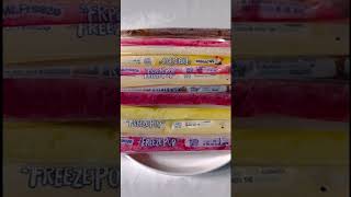 💯The best Freezy Ice Pops. Assorted flavor✅♦️🌈#shorts #popsicle #satisfying #best #icecream