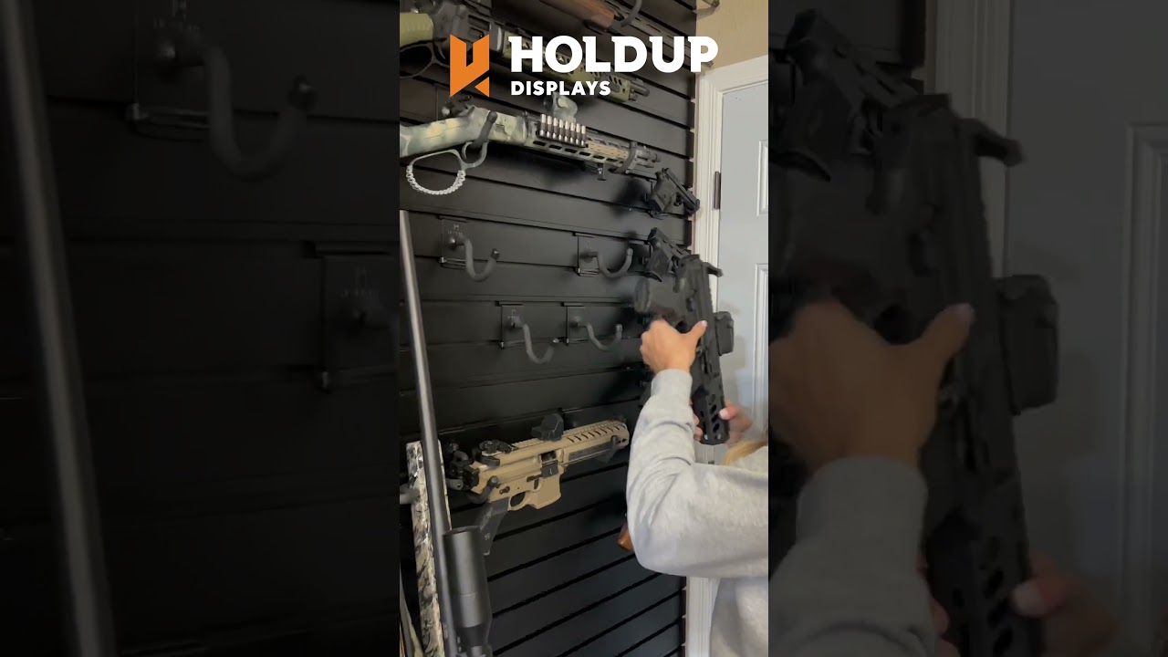 Hold Up Displays room transformation with Some Chick Who Shoots