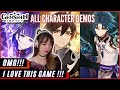 NEW PLAYER Reacts to EVERY Genshin Impact Character DEMO for the FIRST TIME !!!