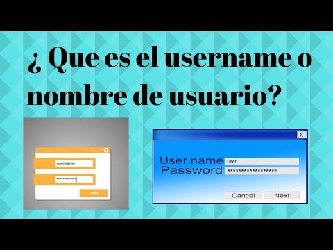 ¿Que significa username ?