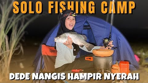 SOLO FISHING CAMP - PERDANA‼️ CAMPING, MANCING, MASAK, HUJAN SENDIRIAN DI PULAU TENGAH MUARA