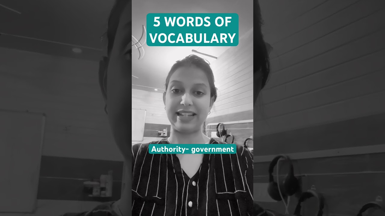 Daily 5 words of vocabulary