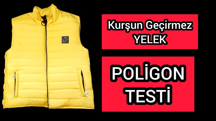 KURŞUN GEÇİRMEZ YELEK POLİGON TESTİ