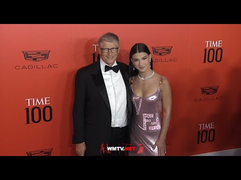 Billionaire Bill Gates and daughter Phoebe Gates arrive at 2022 TIME100 Gala