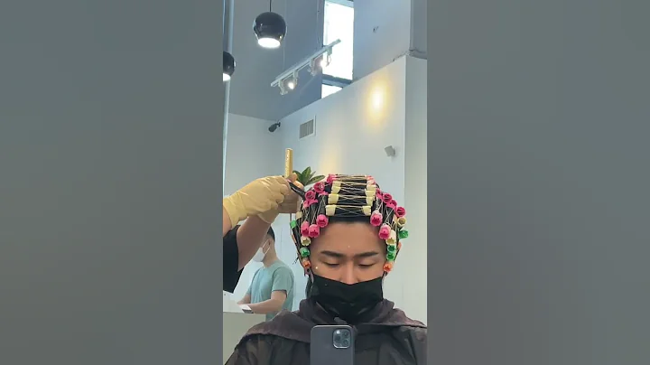 the secret to k-pop style hair: the korean perm #shorts