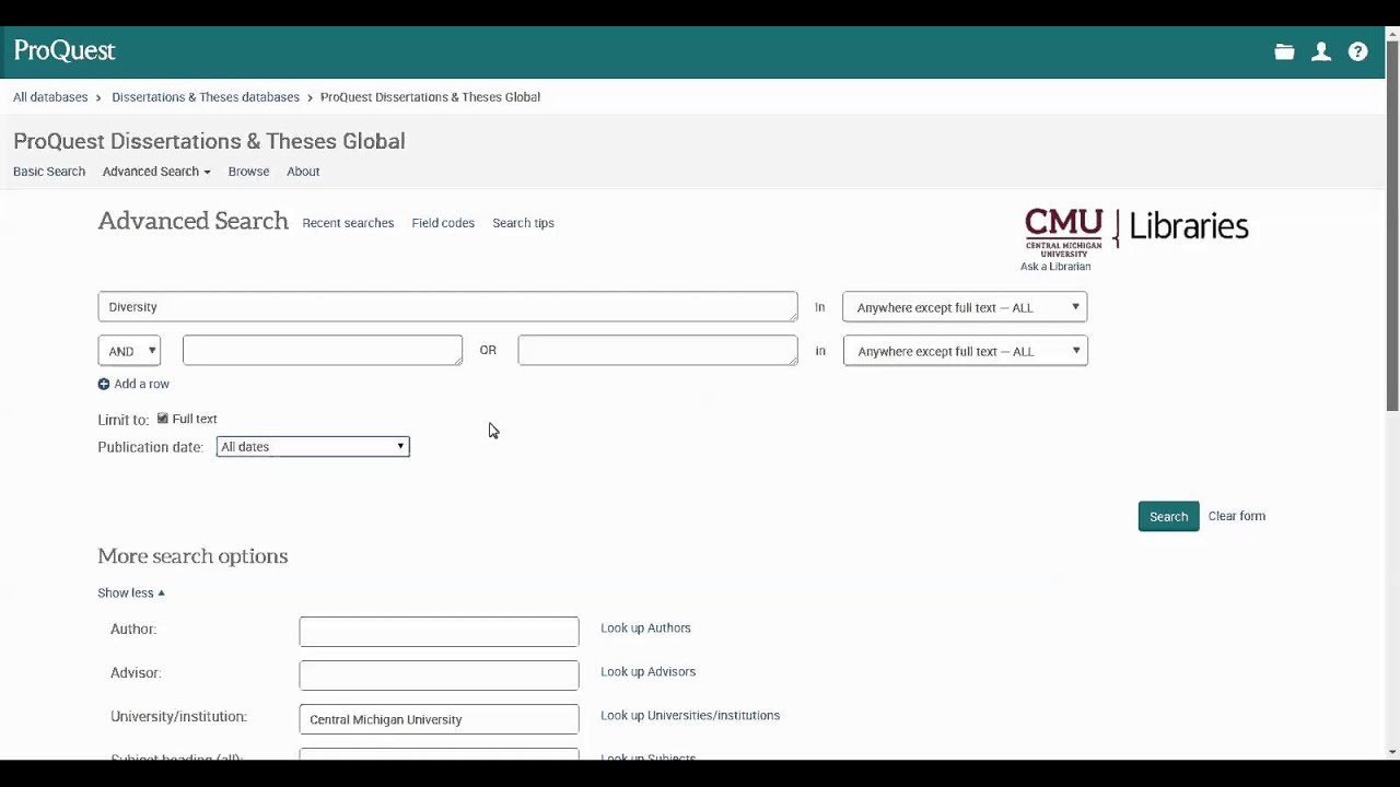 osu thesis database