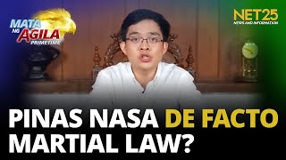 Palasyo, No Comment Sa Pahayag Ni Cong. Leviste Sa De Facto Martial Law