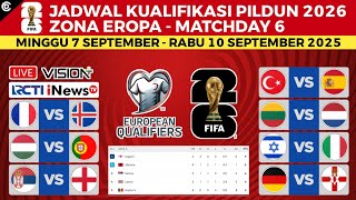 Jadwal Kualifikasi Piala Dunia 2026 Zona Eropa - Hongaria vs Portugal , Turki vs Spanyol - Live RCTI