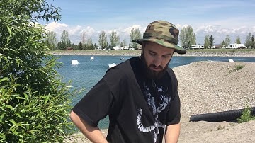 How to Backside Lip Slide a wakeboard with a Pretzel 270 Out