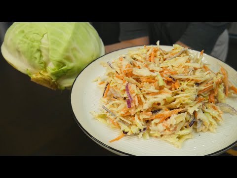 Вкусный и Простой салат из Свежей Капусты - Весенний рецепт на каждый день