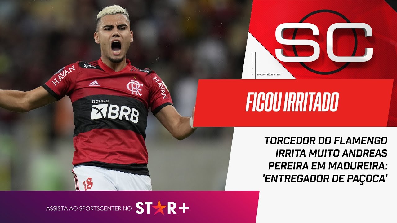 Torcedores do Palmeiras provocam Andreas Pereira, ex-Flamengo