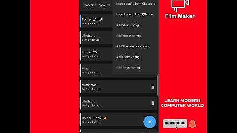 How to import npv2 config file for napsternetv