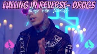 {RAP FAN REACTS} FALLING IN REVERSE-DRUGS