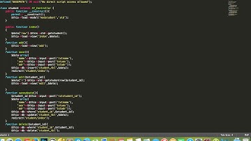 insert delete update using codeigniter 3 for beginner part 2