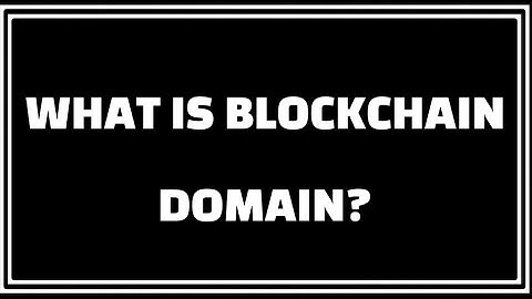 What is blockchain domain? #Bitcoin #Ethereum #Crypto #Blockchain