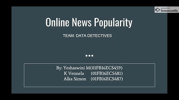 Online News Popularity Prediction