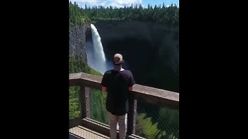 Amazing view of cascade | bird eye view video