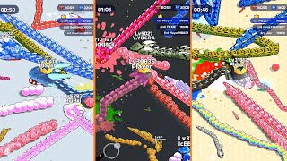 Snake Clash Big Long Snake Map Control: 100.00% ALL BOSSES