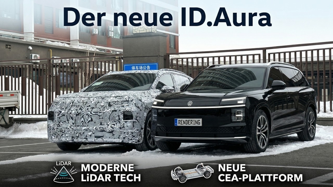 Volkswagen ID.Aura SUV mit LiDAR – erster Blick auf den VW-E-Neuling