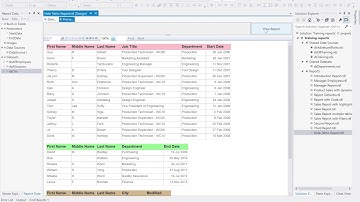 MS SSRS tutorial on show/hide tablix/table with no rows
