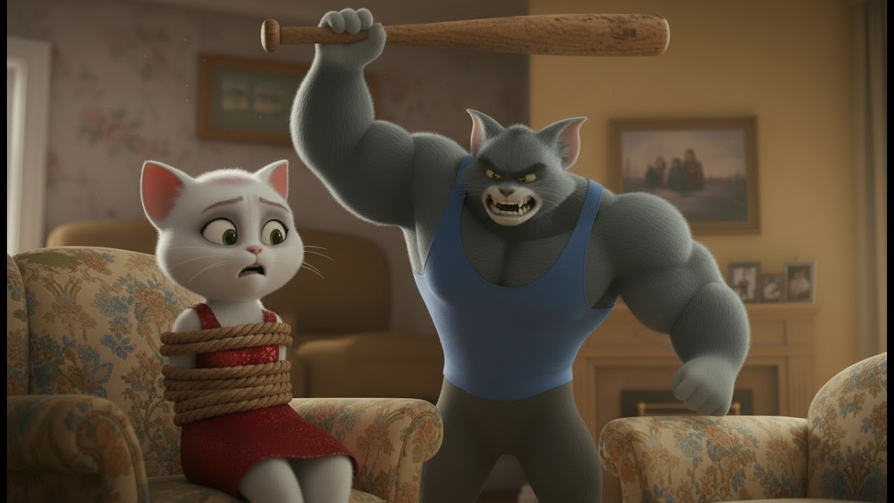 Shorn mother cat and kitten secrets: A tale of hair and revenge | Fanmade Tom & Jerry