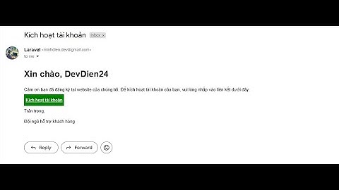 [#10] Tạo Chức Năng Kích Hoạt Tài Khoản Qua Email Khi Đăng Ký | Lập Trình Website Laravel 11