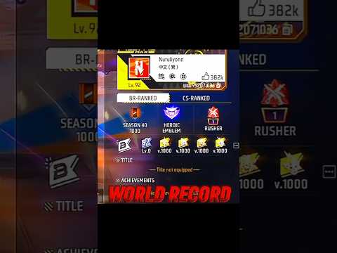 Ghost Id world record in ff😱#viralvideo #trending #youtubeshorts #viralshorts #viral #garenafreefire
