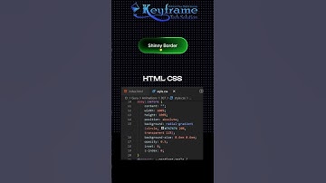 Shiny Border Button Effect | HTML CSS