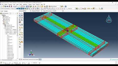 Modelling Steel-Concrete Composite bolted connection (meshing part 2) - Part 20