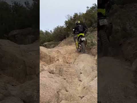 Steep climb over rocks? The #F900GS doesn't care. 