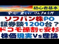 ソフトバンク株の売出～ドコモ口座事件ツレ安？孫さんオプション暴落～説明不足？株価はAKB総選挙？理論株価の真実？簡単解説！