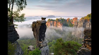 ❌❌❌ Саксонская Швейцария (Sächsische Schweiz) Мост Бастай, Путешествуем c Владимиром Волошиным