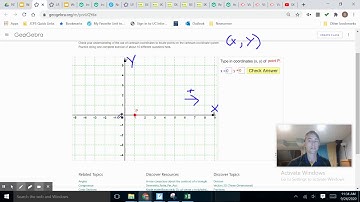 Geogebra Ordered Pairs