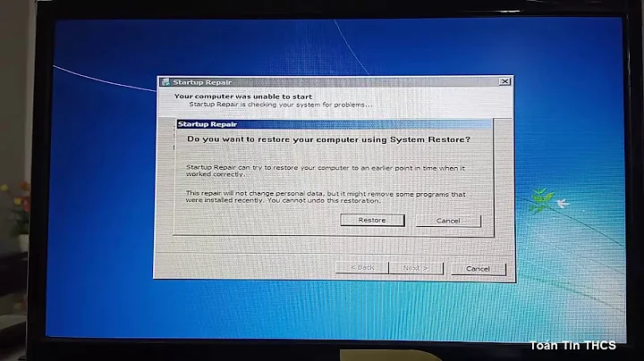 Lỗi Startup Repair trên Windows