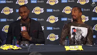 ... in this video we go over lebron reacts to the lakers signing jr
smith! for more nba players react content be su...