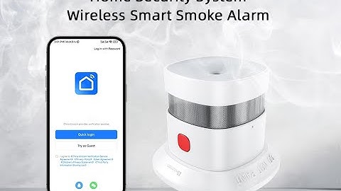 Heiman wireless tuya zigbee smart smoke alarm HS1SA