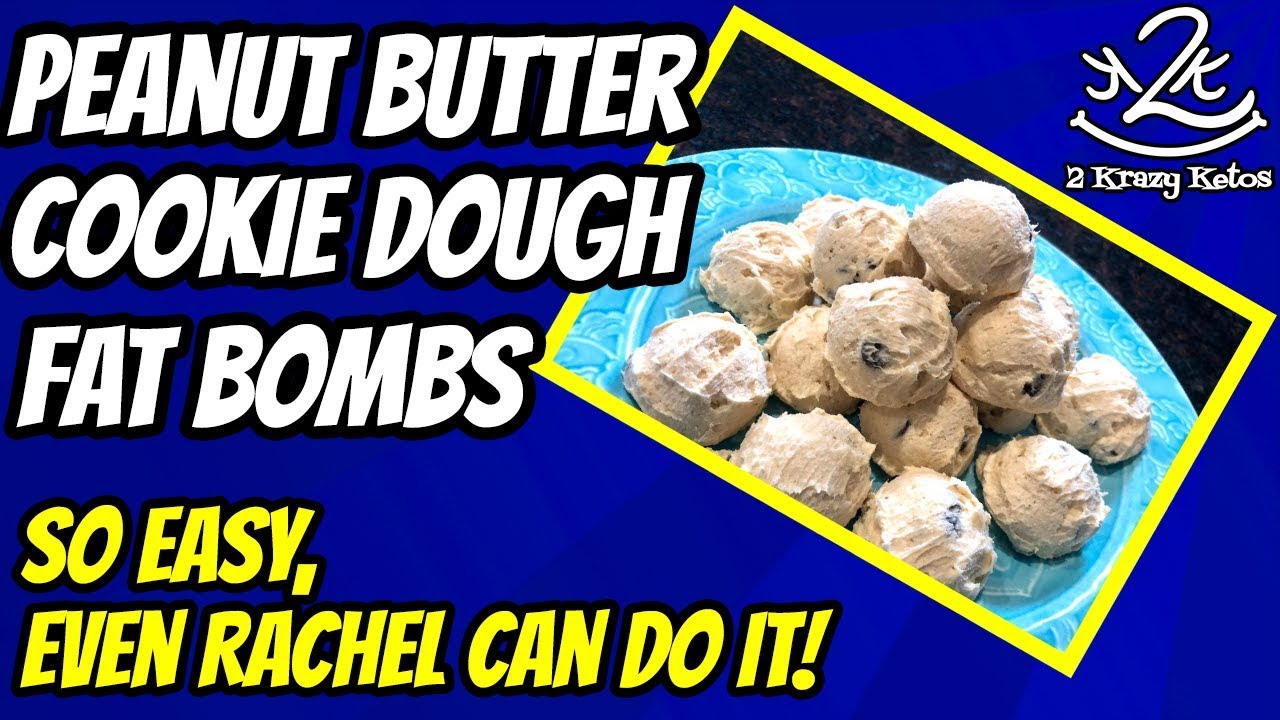 Peanut Butter Cookie Dough Fat Bombs Less than 2 carbs So easy