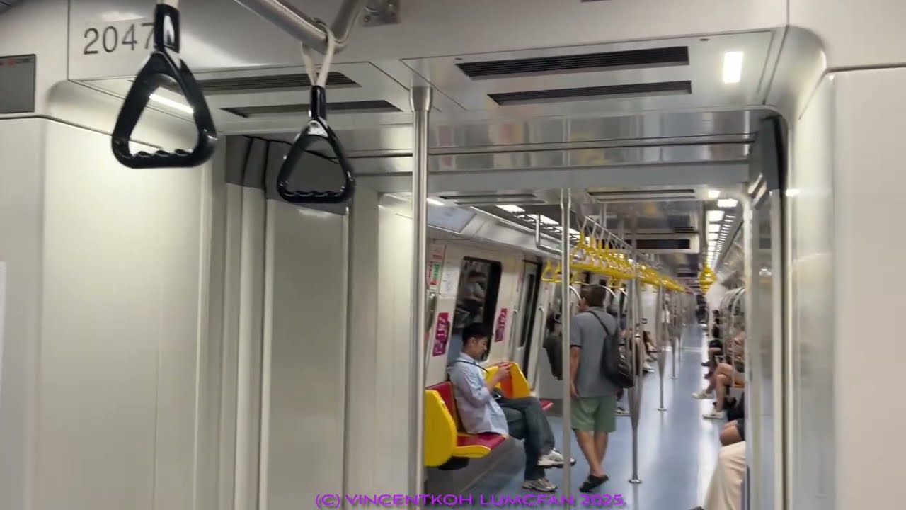 Journey on SMRT Thomson-East Coast Line from Maxwell to Havelock