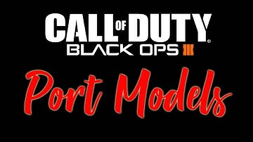 How to port models into Bo3 mod tools! (easy and quick tutorial)