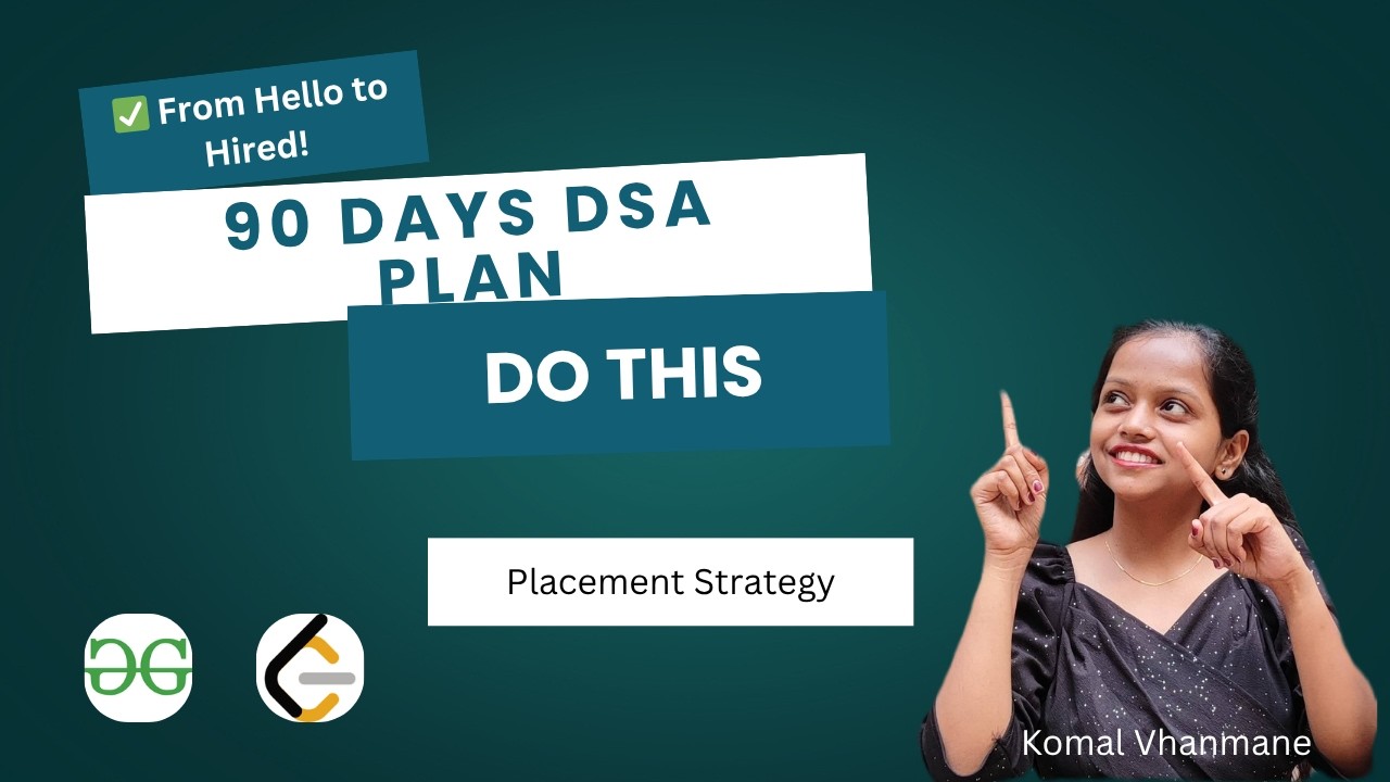 If I Had to Start DSA Again, I’d Follow This 90 Day Roadmap - YouTube