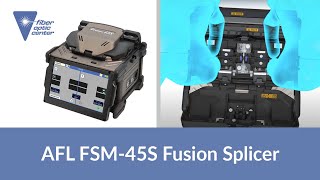AFL 45S Fusion Splicer Video - Available from Fiber Optic Center