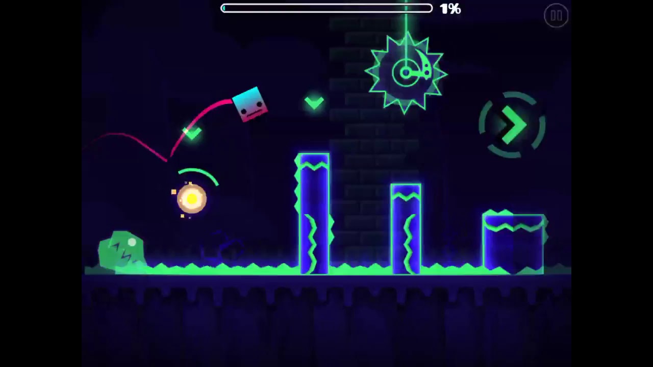 Watch me play Geometry Dash via Youtube - YouTube