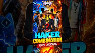 2026 NEW HAKER COMBO ☠️ | best character skill for cs rank | Cs rank best character skill #freefire