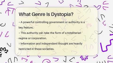 What Genre Is Dystopia? - The SciFi Reel